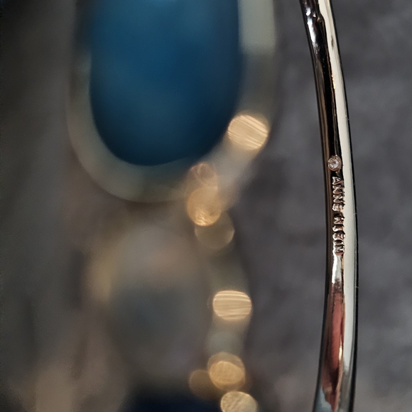 Anne Klein Elegant Blue and Gold Women's Bracelet - Picture 5 of 5